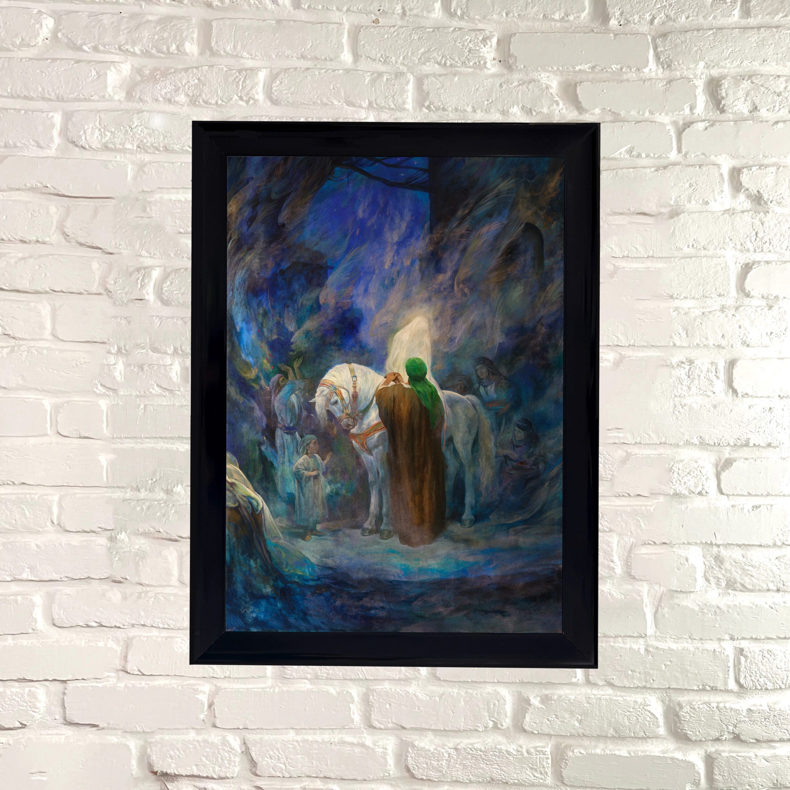 تابلو مرج البحرین (اثر حسن روح الامین) - با کیفیت درجه یک