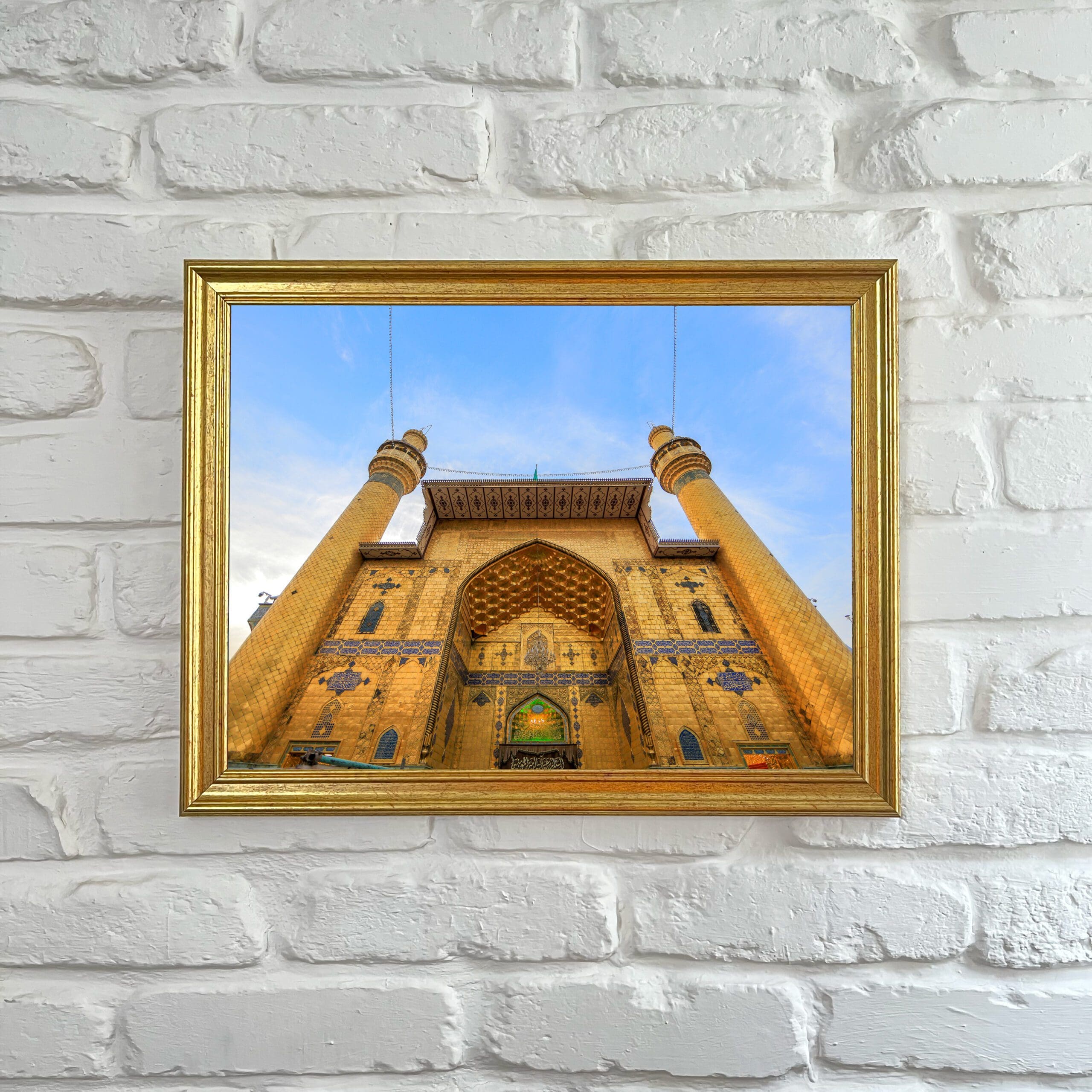 تابلو ایوان نجف اشرف - در دو نمای روز و شب - با تضمین کیفیت