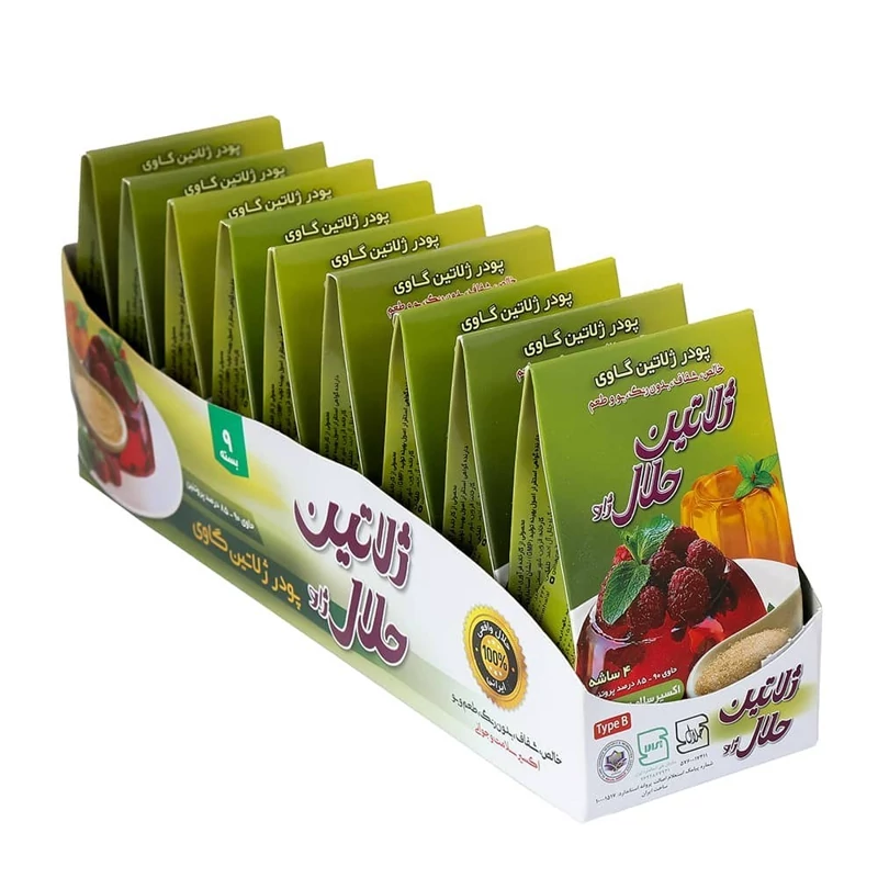 ژلاتین حلال گاوی ژاو
